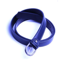 Charger l'image dans la galerie, Ceinture cuir bleu marine