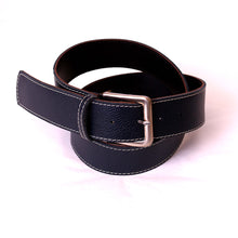 Charger l'image dans la galerie, Ceinture cuir cellier souple bleu marine