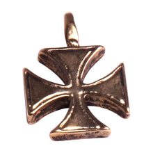 Charger l'image dans la galerie, Pendentif croix de malt bijou franc-maçon pendentif croix argent