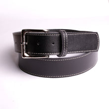 Charger l'image dans la galerie, Ceinture cuir noir grande taille