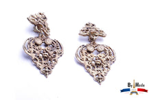 Charger l'image dans la galerie, boucle oreille pendante filigrane