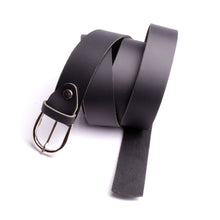 Charger l'image dans la galerie, Ceinture Cuir Noir personnalisée made in France