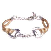 Charger l'image dans la galerie, Bracelet couleur. Bracelet chevaux. Bracelet argent.