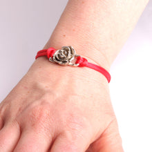 Charger l'image dans la galerie, bracelet fleur argent femmes