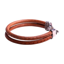 Charger l'image dans la galerie, Bracelet cuir ciselet hommes