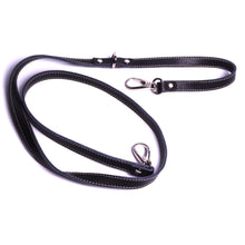Charger l'image dans la galerie, Laisse longue en cuir Laisse double pour chien