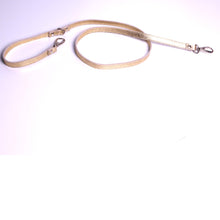 Charger l'image dans la galerie, Laisse cuir réglable Laisse cuir doré Laisse fantaisie cuir