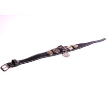 Charger l'image dans la galerie, Accessoire de mode pour animaux Parure bijoux pour animaux Personnalisation collier cuir chien Création bijoux petit chien