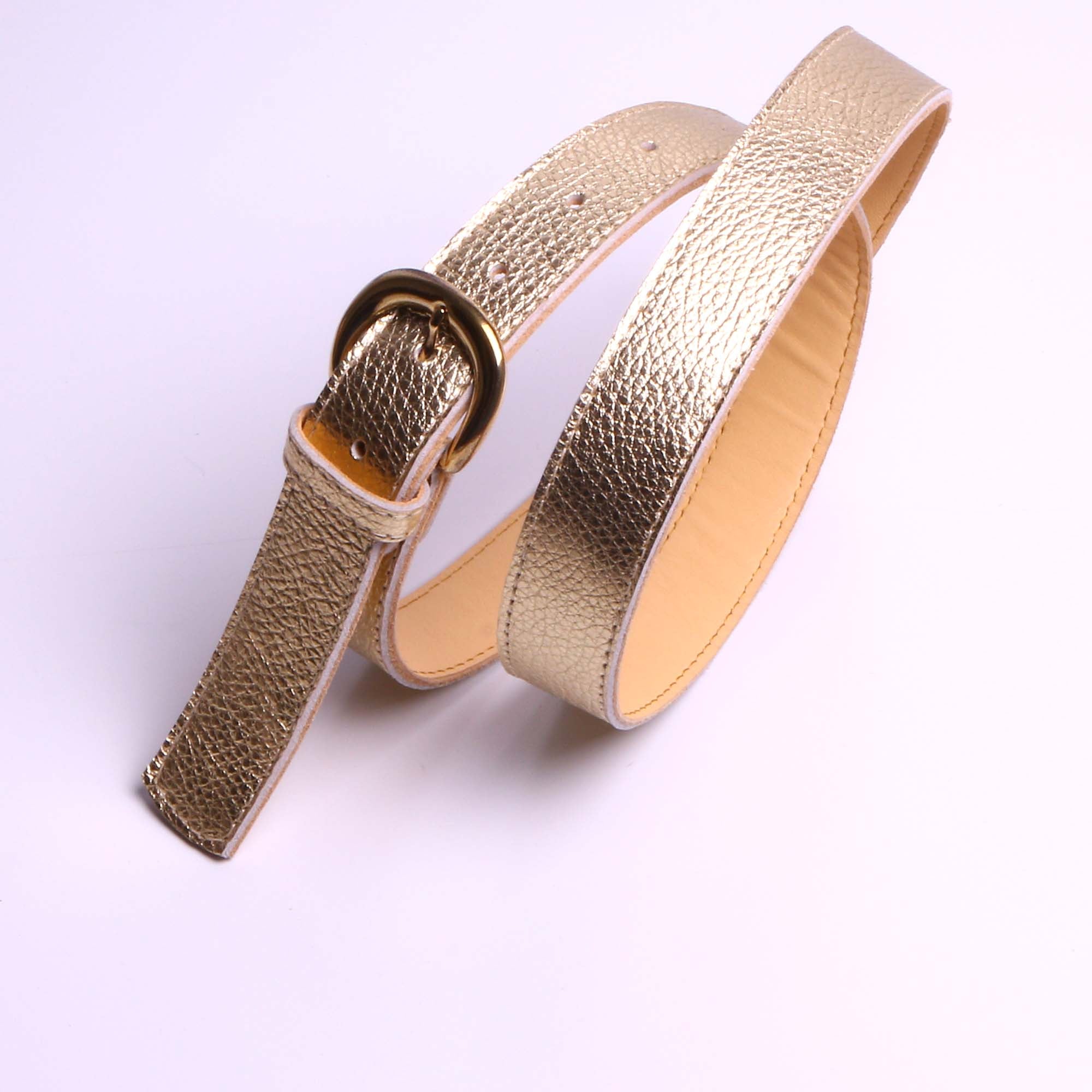 Ceinture femme en Cuir Véritable LWG, largeur 5 cm, fabriqué en France, Maura Ceinture femme en Cuir Véritable LWG, largeur 5 cm, fabriqué en France, Maura