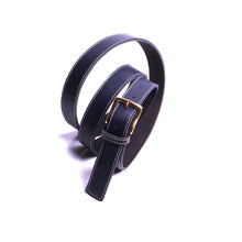 Charger l&#39;image dans la galerie, Ceinture cuir habillé Ceinture de smoking Ceinture pour mariage Ceinture haute couture
