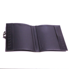 Charger l&#39;image dans la galerie, Porte bloc note à pince Protège cahier cuir personnalisé Accessoire maroquinerie cuir 

