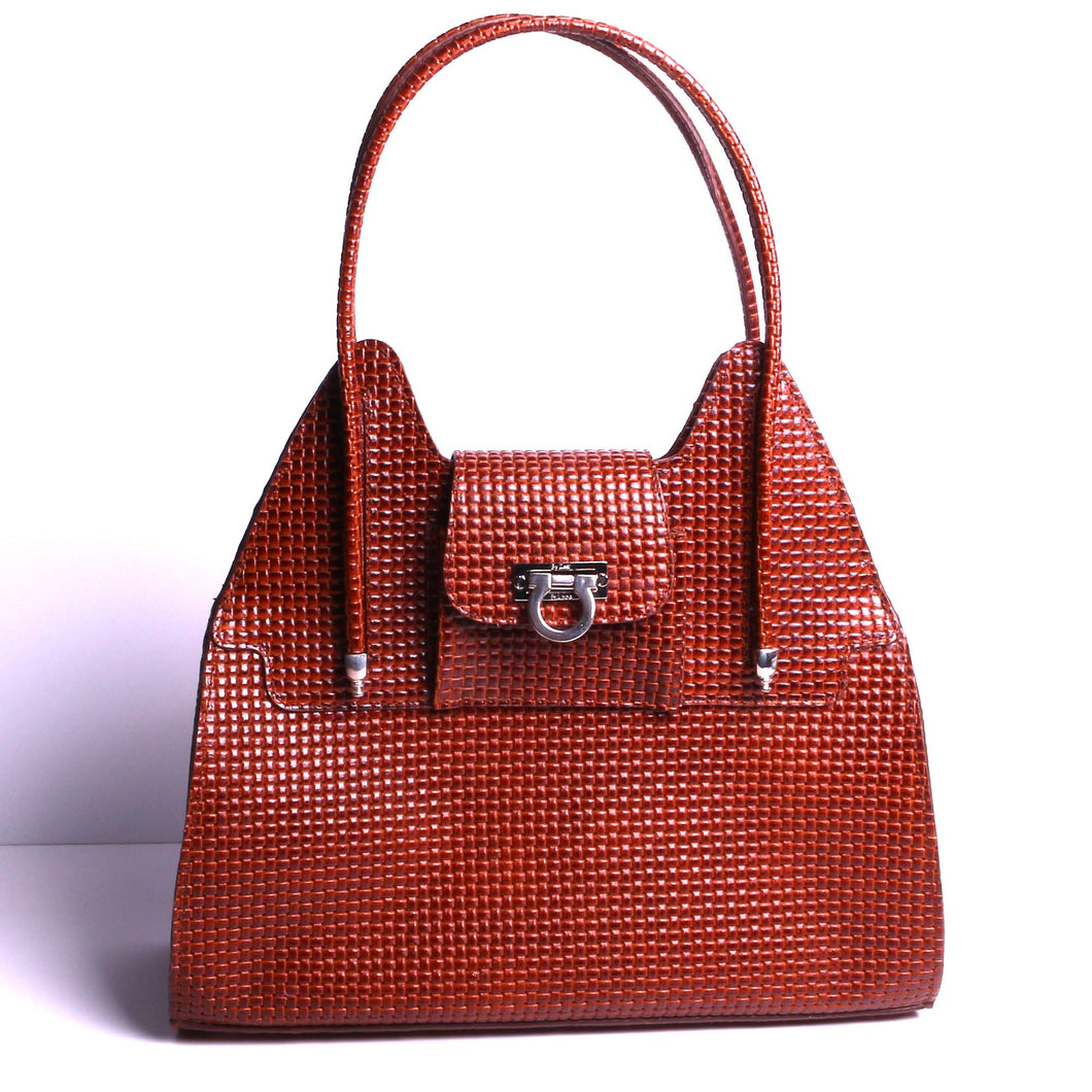 sac cuir marron fabrication artisanale made in France